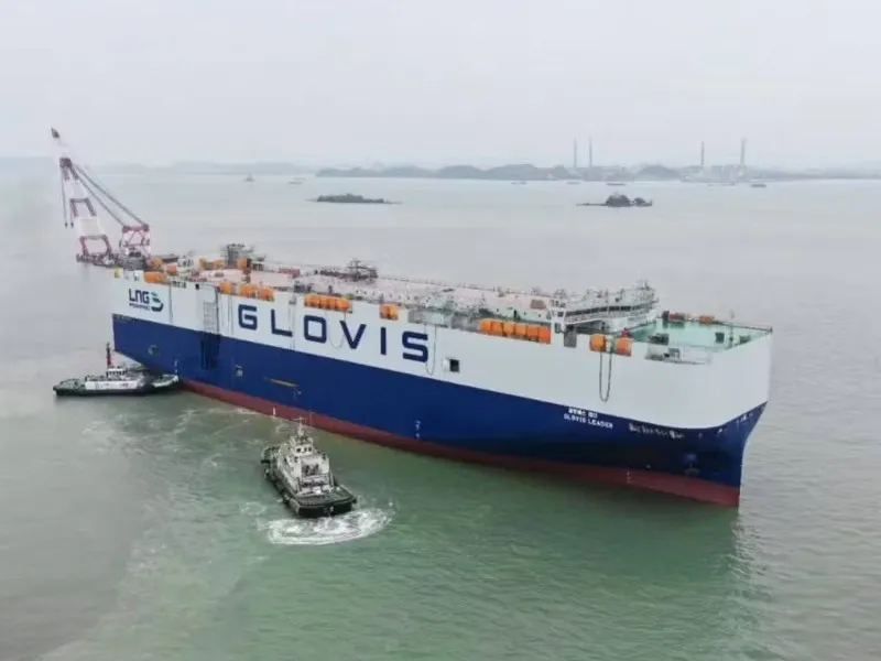 В Китае построен самый большой в мире морской автовоз