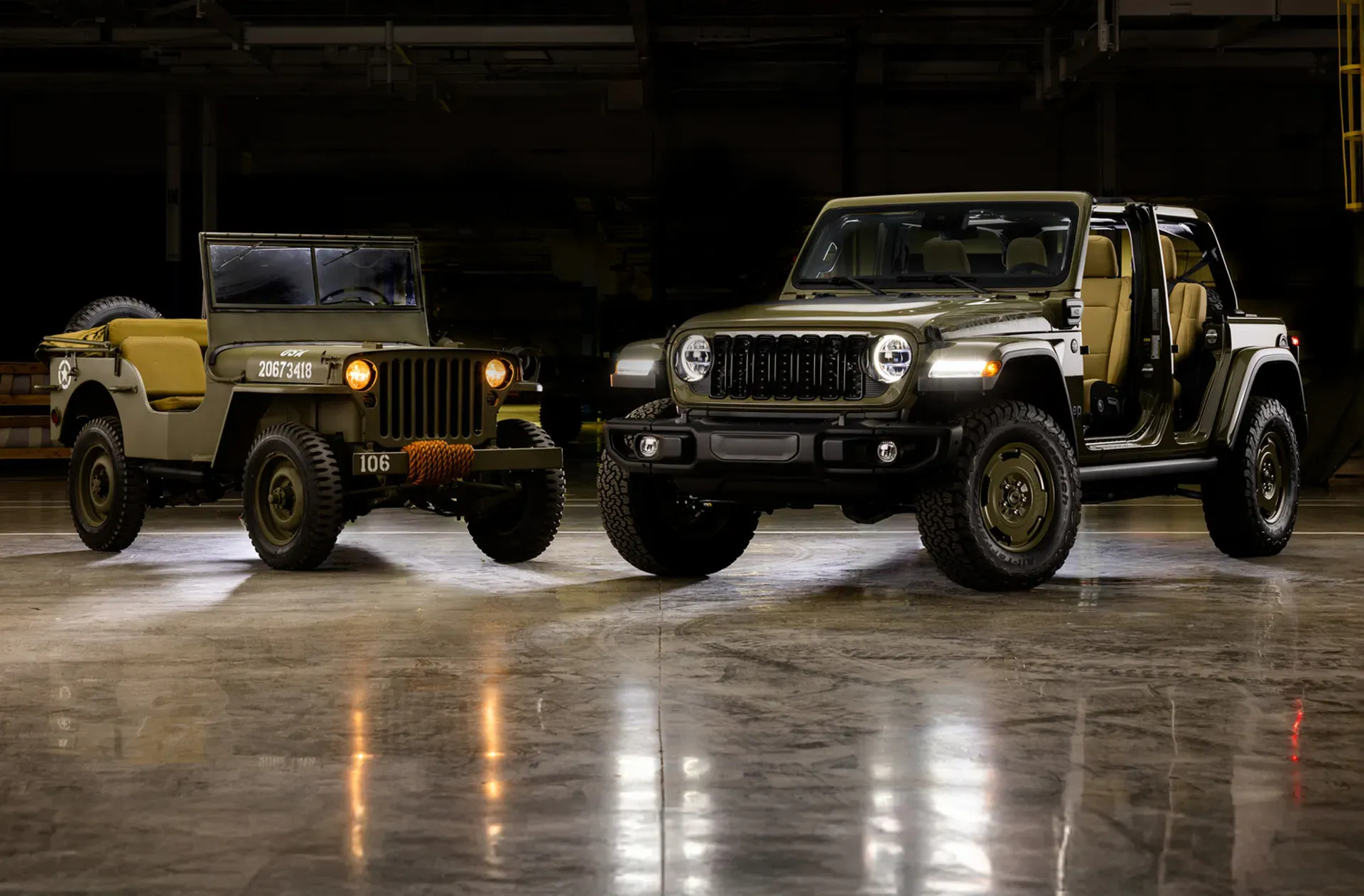 Крайне аутентично: спецверсию Jeep Wrangler посвятили классическому «Виллису»