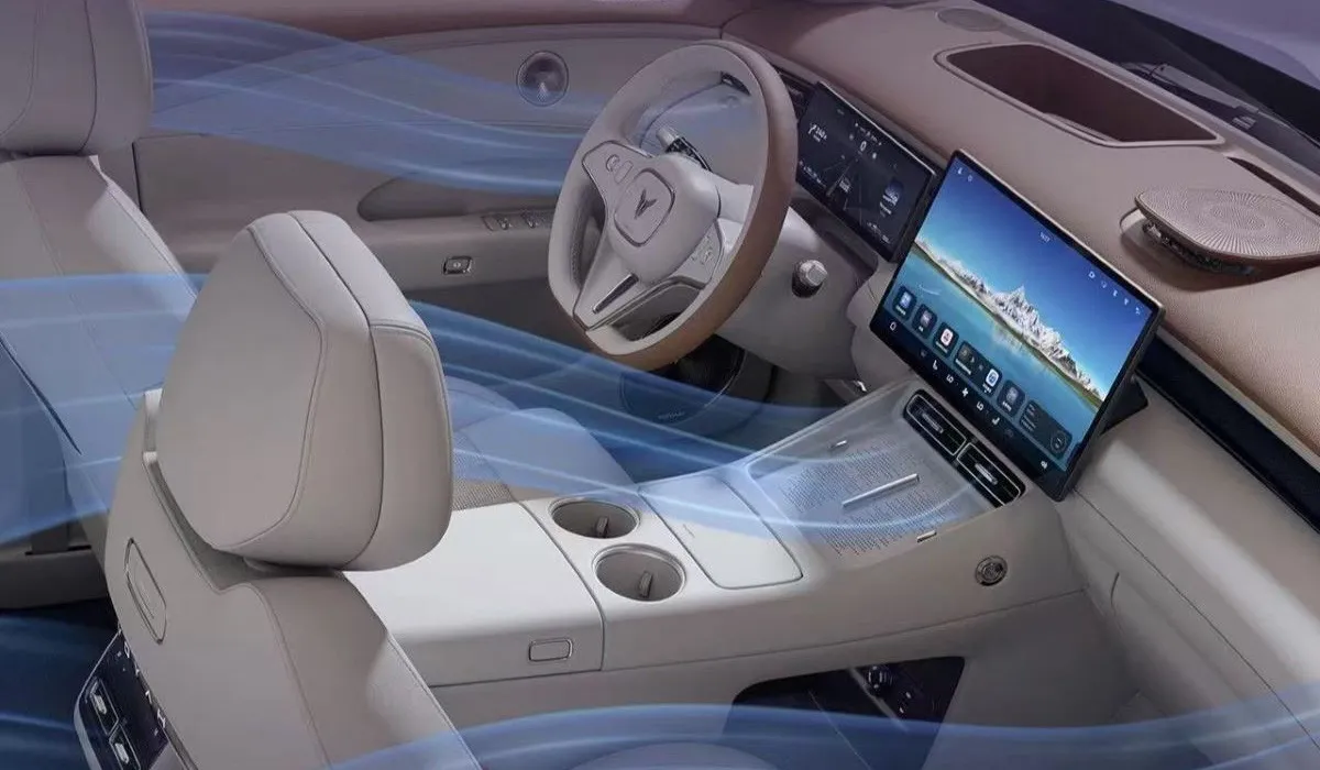 Интерьер Voyah FREE+: новый дизайн и светлые материалы