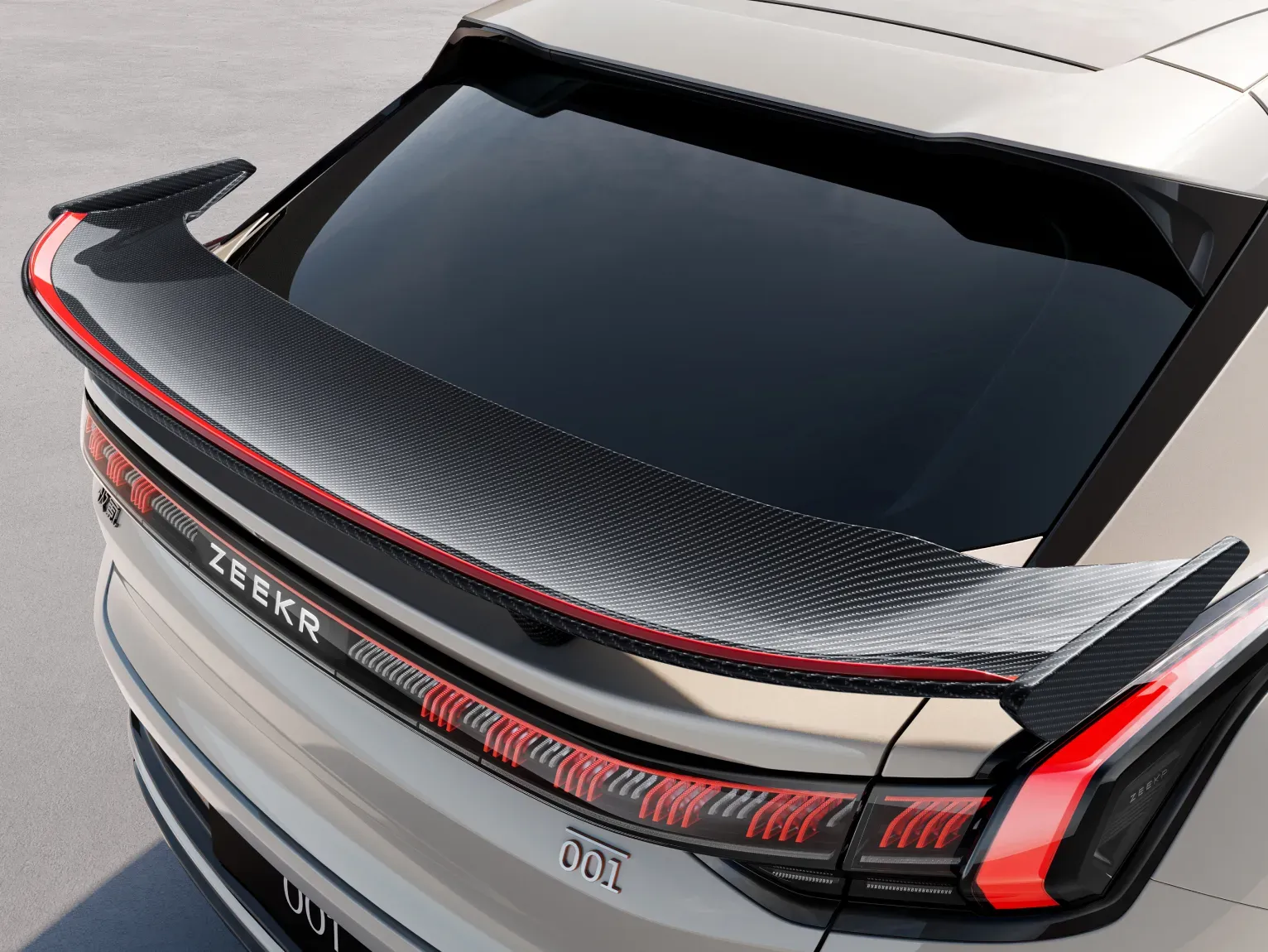 Спойлер из настоящего карбона