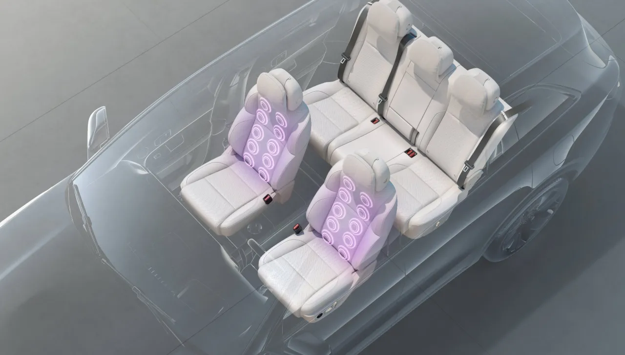 Восемнадцатиточечный массаж, подогрев и вентиляция