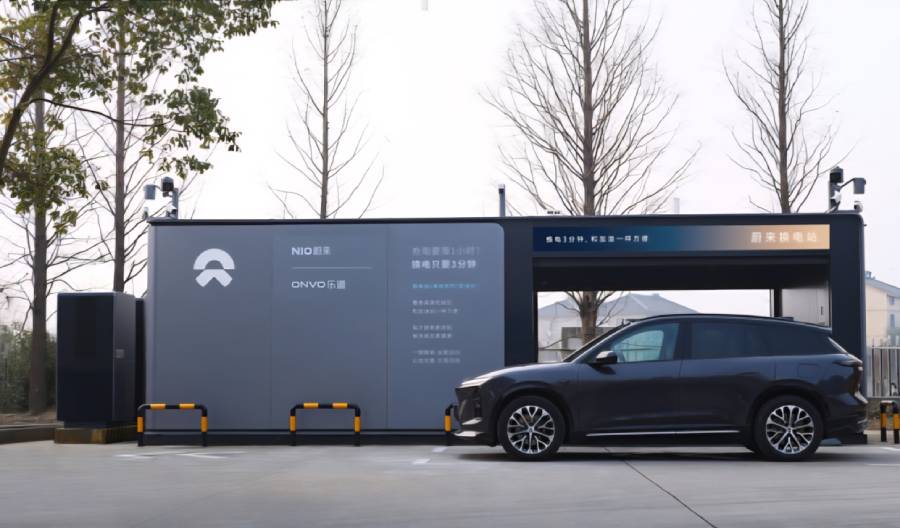 Снова рекорд: Замена батареи у Nio занимает менее 0,5 секунды