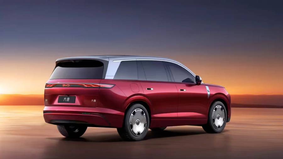 BYD рассекретила дизайн нового кроссовера Great Tang