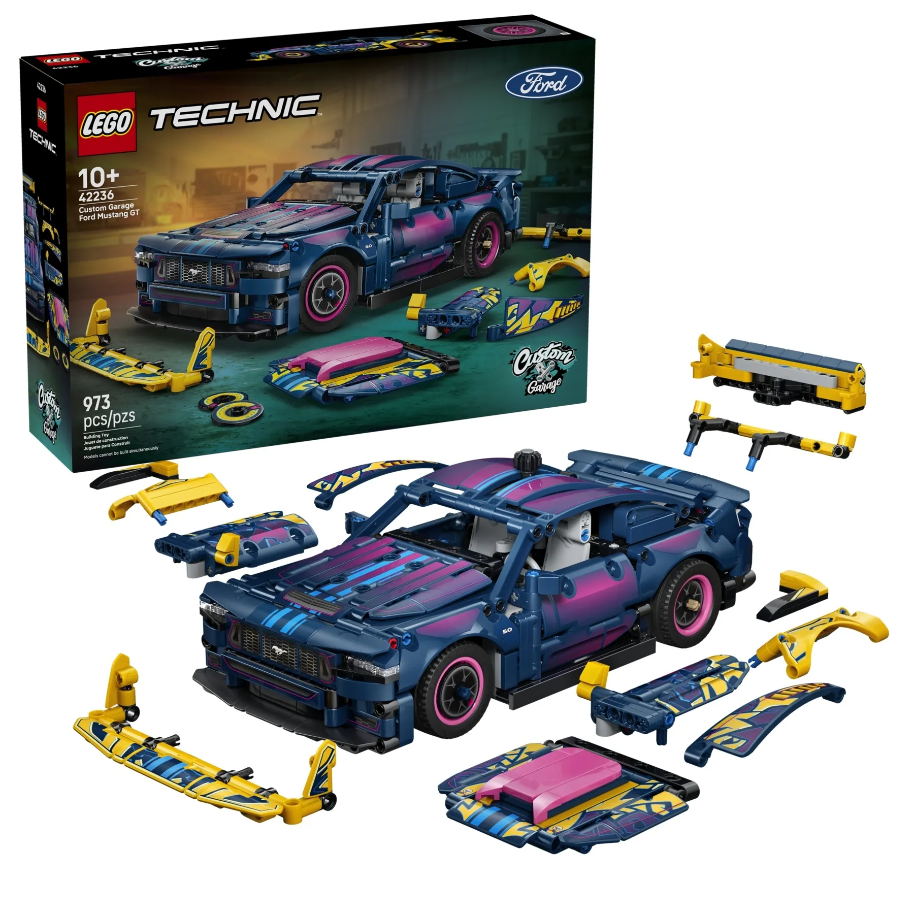 Lego анонсировал новый набор Mustang GT