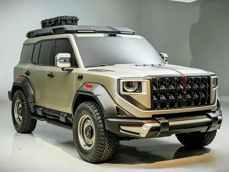 Hongqi рассекретил новый рамный внедорожник для Китая
