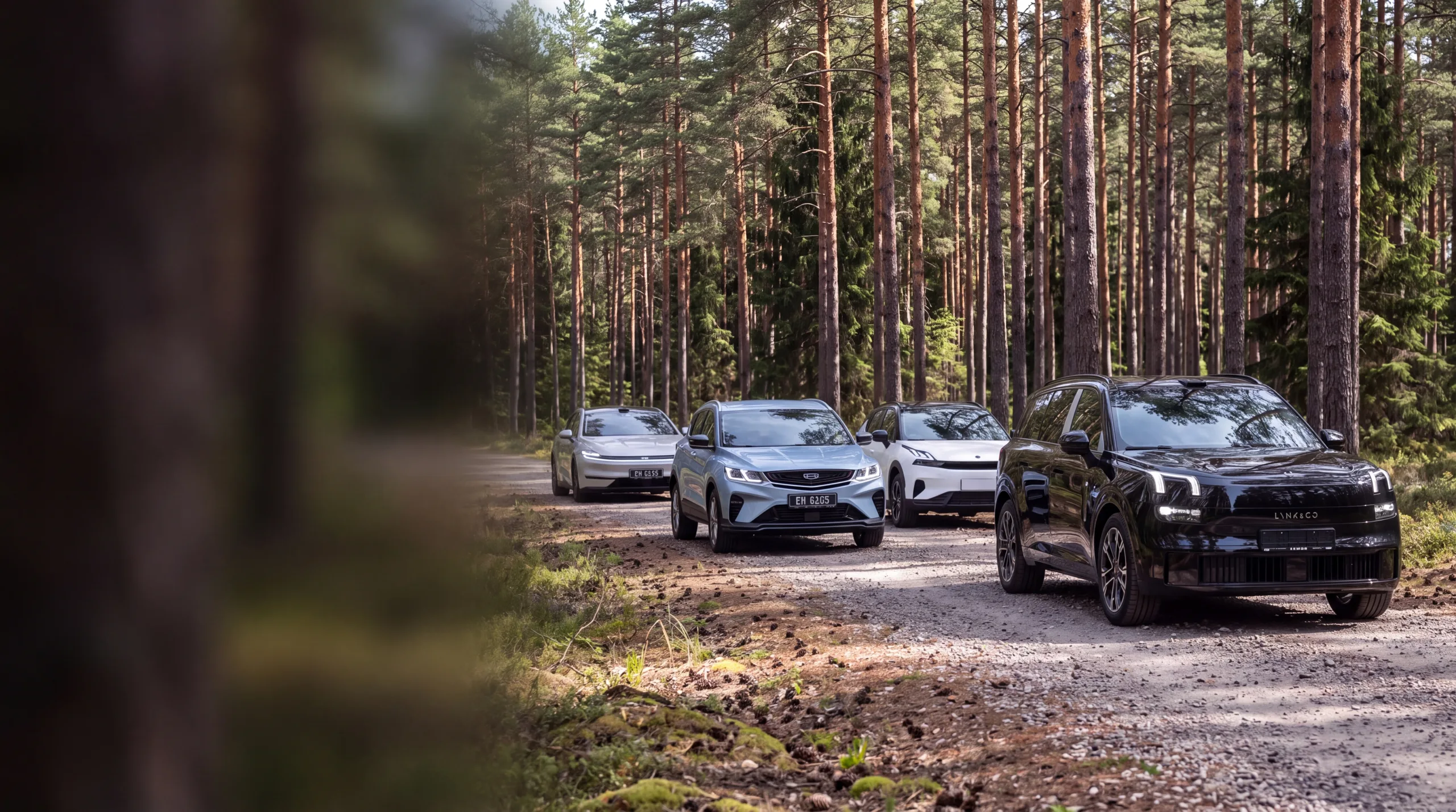 Большой автопарк 
тестовых авто