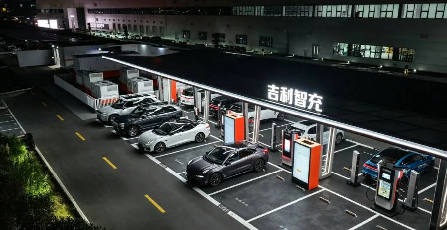Geely развернула сверхбыстрые зарядки в пяти городах Китая