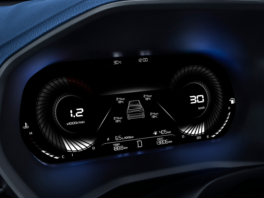 Электронная приборная панель высокого разрешения