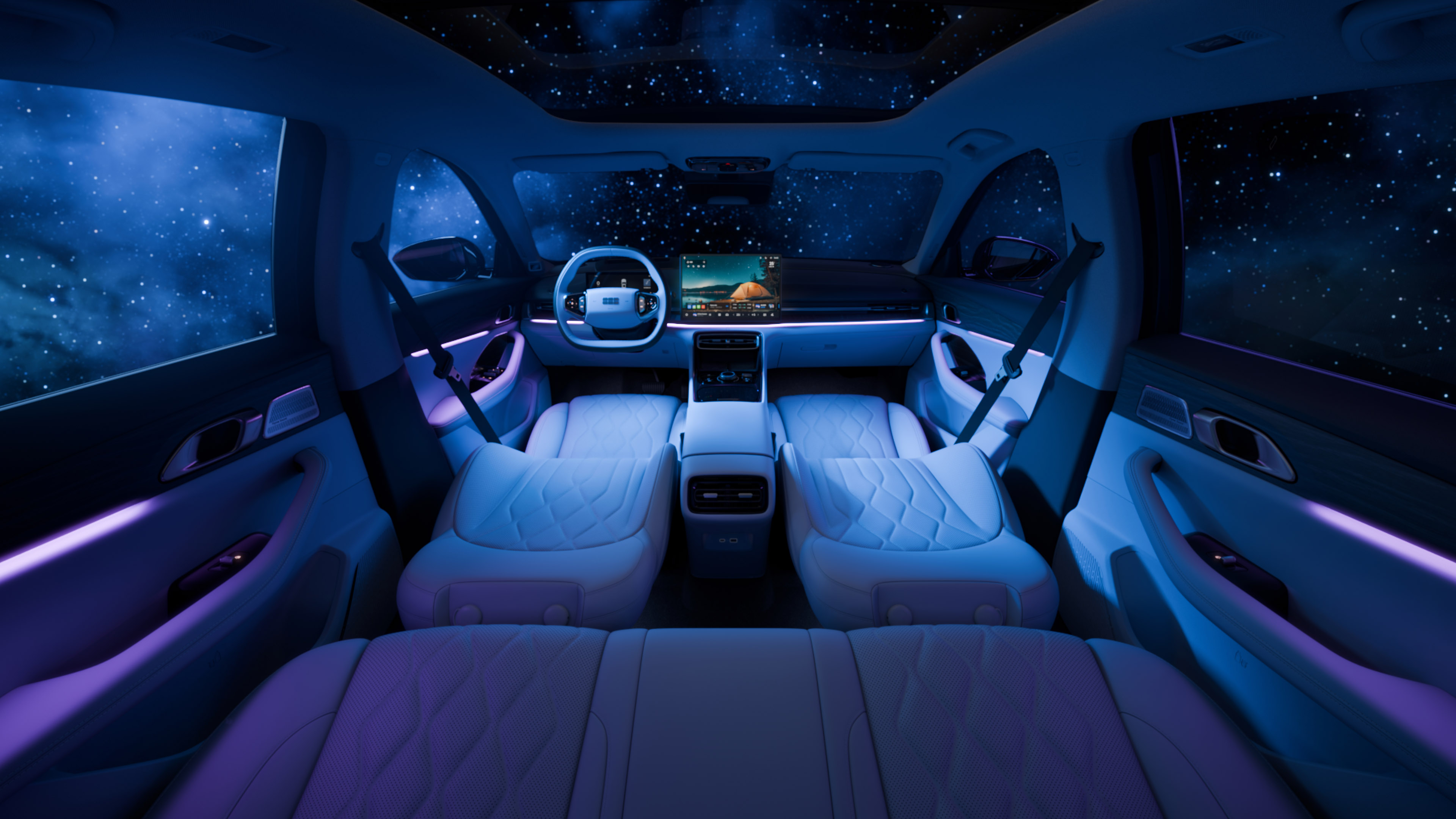 Трансформация салона в спальное место